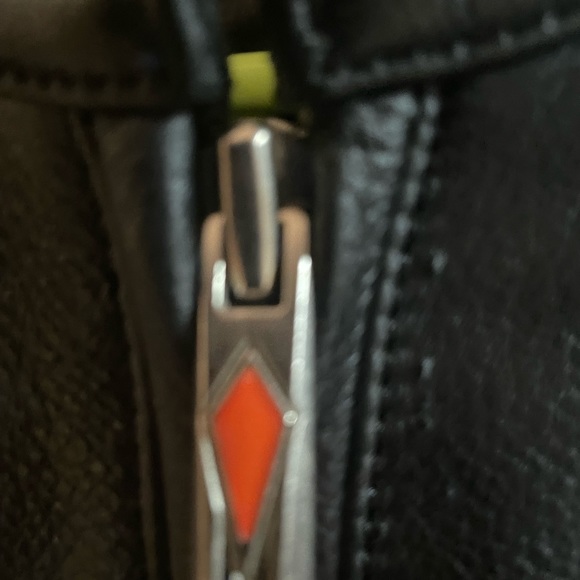 Power Trip Men’s Leather Motorcycle Jacket w/ Liner sz XL - Picture 5 of 11